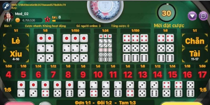 luat choi tai xiu online co ban cho tan thu