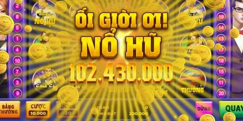 Thao tác chơi game nổ hũ